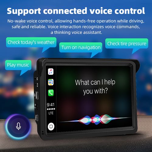 PASLDA 2026 Upgraded Wireless CarPlay Screen for Android and iPhone The Ultimate Portable CarPlay Adapter for Seamless In-Car Entertainment