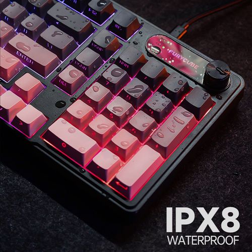 IP98 Mechanical-Feel Waterproof Keyboard: Wired, Quiet, High-Appearance for Gaming & Office
