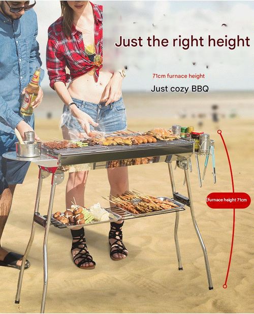 Grill Side Table Storage Tray Stainless Steel Bbq Accessory for Outdoor Grilling Compact Design for Seasoning and Utensil Organization for Barbecue Season