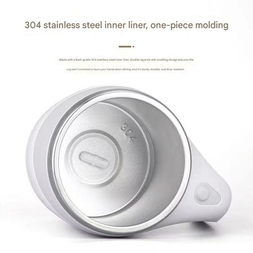 Type-C Rechargeable Automatic Magnetic Stirring Coffee Mug – Self-Stirring Portable Cup for Home, Office & Travel | Ideal for Coffee, Milk, Tea & Hot Chocolate