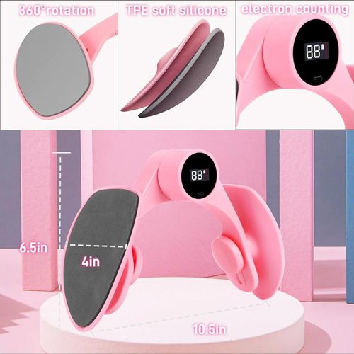 Thigh Stretch, Inner Thigh Toner & Leg Exerciser, Glute Trainer, Pelvic Floor Muscle Recovery for Women, Home Workout, Portable Fitness Equipment, Strength Training Accessories for Men & Women