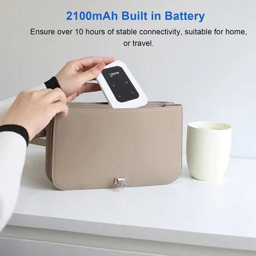 Travel 4G 5G WiFi Mobile Hotspot Support 10 Devices Portable 4G 5G WiFi Hotspot 300Mbps with SIM Card Slot for Motorhome