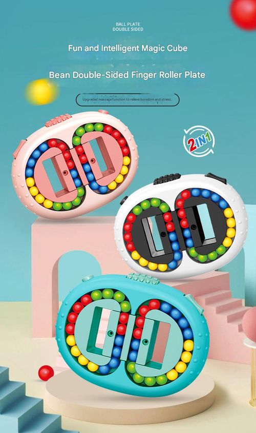 This fun, double-sided, rotating magic bead puzzle toy is suitable for both children and adults. It helps relieve stress, promotes brain development, and fosters a sense of closeness among family and friends.