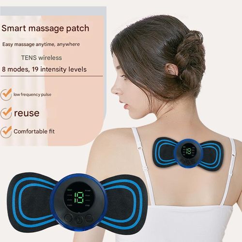Long-lasting rechargeable, multi-functional massager with 8 modes and 19 intensity levels. Portable mini massager, suitable for use after football training or everyday use. (Cash on delivery)
