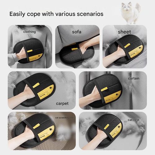 Pet hair removal brush, a household tool for removing cat hair, lint remover, anti-static brush for clothes and sofa cleaning.