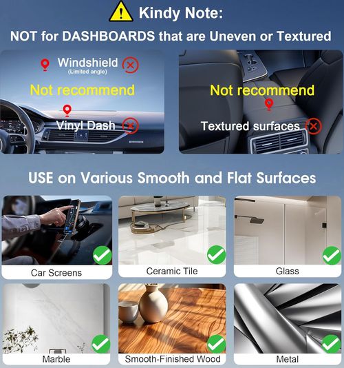 Latest Magnetic Car Phone Mount — Ultra-Strong Vacuum Suction Phone Holder, Compatible with All Mobile Phones (Black)Compatible with all mobile phones