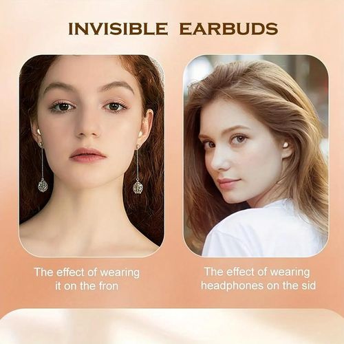 Mini Invisible Headphones Bluetooth 5.4 True Wireless In-Ear Earphones sport Audio Earbud audifonos bluetooth wireless headphones noise cancelling headphones gamingheadset