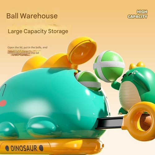 Dino Target Shooting Games for Kids Toys, 12 Sticky Balls Toy Gun with Dart Board for Kids, Boys Girls Gift