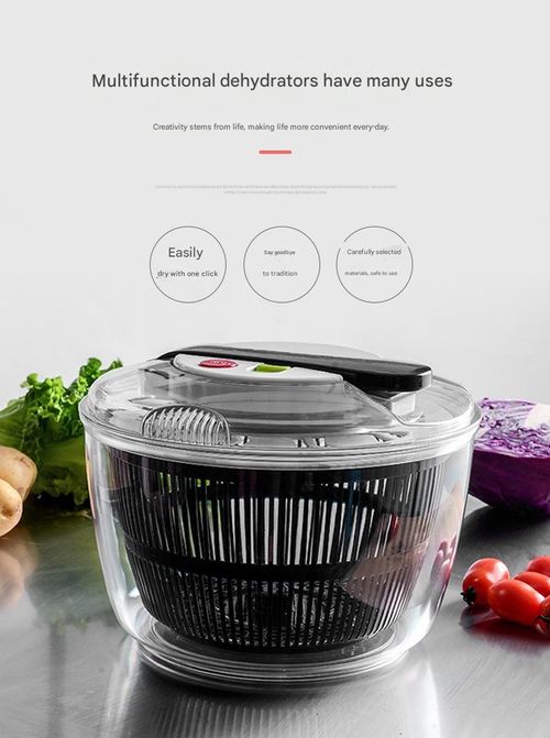 Multi-hand Dehydrator Basket Kitchen Vegetable and Fruit Washing Machine, Dryer Household Saving Vegetables