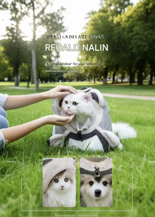 This adorable canvas shoulder bag is perfect for cats and small dogs, as well as medium-sized cats. It's portable, durable, and makes a wonderful gift for cat and dog lovers.