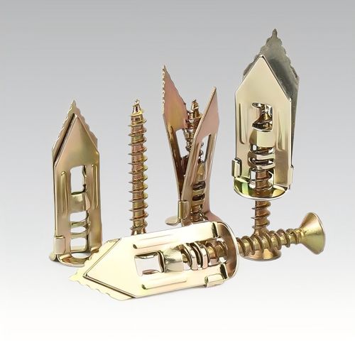 Drywall Anchors, 100pcs Self Drilling Drywall Anchors with Screws Set,Wall Anchors and Screws for Drywall,Carbon Steel Hollow Wall Anchor Tapping Screw with Screws Kit (100Pcs)Cash on Delivery