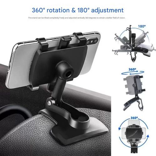 Multifunctional Car Dashboard Mobile Phone Holder, Lifegiverwise Phone Holder, Swivelling Stand Car Phone Holder Rear, Atsizral Car Phone Holder Multifunctional Car Dashboard Phone Holder