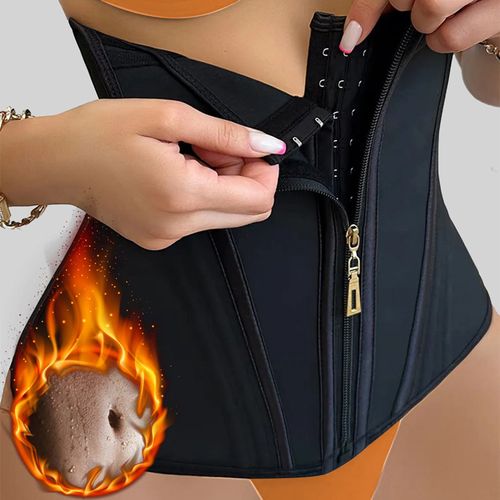 Belt Waist Cincher Belt Shaper with Double Wrap Women, Sports Tummy Tuck Body Shaping Waist Black