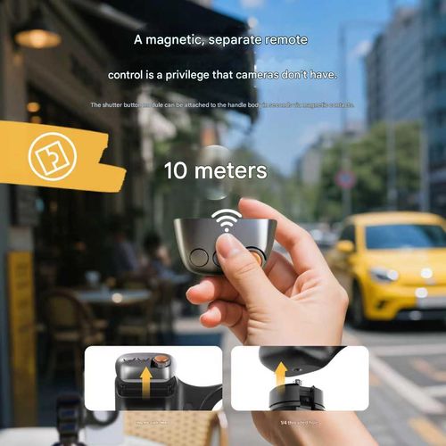 Telesin Magnetic Bluetooth Camera Grip  Instantly Turn Your Phone Into a Pro Camera Setup!