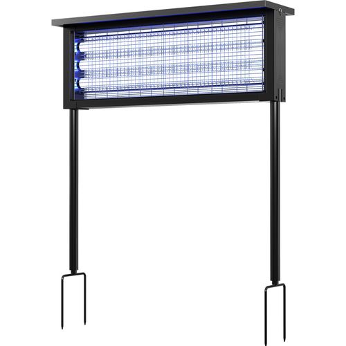 Extra-large solar-powered outdoor mosquito killer lamp, portable high-power rechargeable mosquito and fly killer, suitable for pest control in yards, gardens, backyards, RVs, campsites, ponds, and other places.