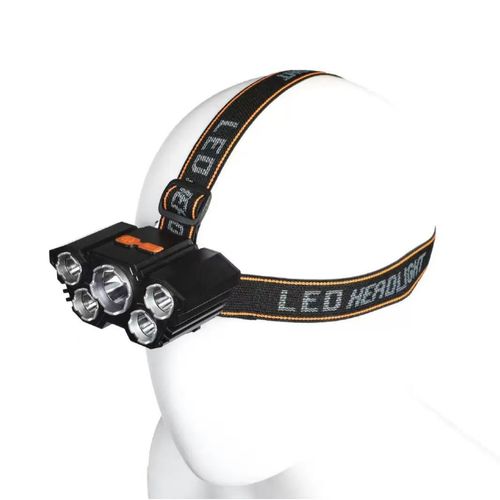 5LED Rechargeable USB Headlamp for Camping Running Fishing Home Outdoor Emergency Use Compact & Easy to Use Sport Jogging Equipment