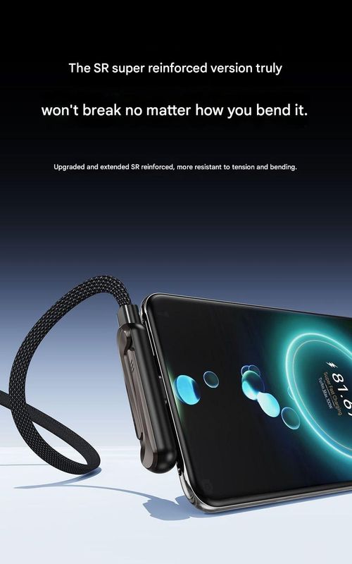 WGMM 2-in-1 Invisible Holder Charger Cable, 240w Braided Fast Charge Cable with Built-in Phone Stand, Invisible Stand Charging Cable for Smartphones,Tablets,Laptops,Gaming Devices (USB to Type-C)