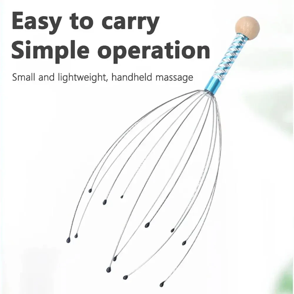 Octopus Scalp Massager – Relaxing Head Scratcher for Stress Relief & Hair Health