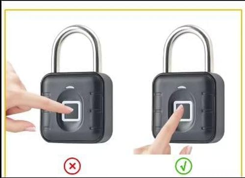 Fingerprint Padlock Smart Biometric Keyless Door Lock, Locker Lock Combination Lock with APP Unlock, Anti-Theft Security Padlock