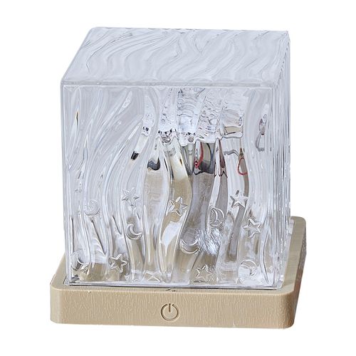 Cube de Lumière du Nord, 16 Couleurs de Vagues océaniques Lumière Sensorielle Lampe Projecteur Lampe Table Veilleuse Télécommande