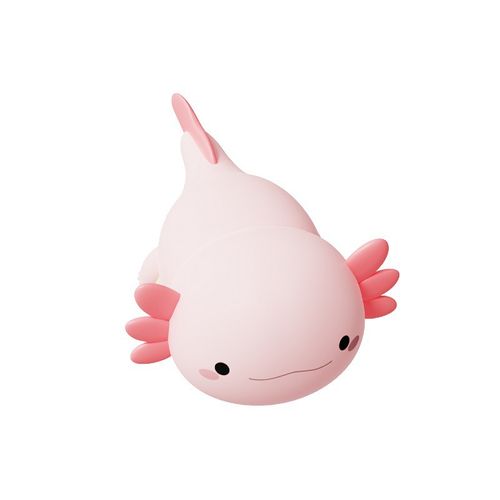 Axolotl Kids Night Light, Cute Axolotl Lamp Gift Rechargeable Table Lamp Bedside Lamp, LED Animal Silicone Baby Night Light, Cute Room Decor Night Light Suitable for Kids Girls and Boys