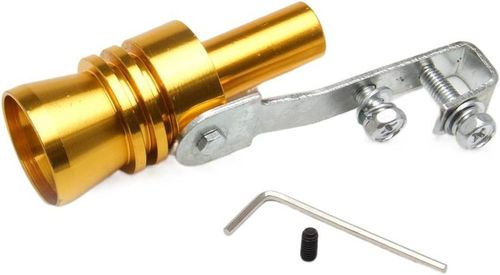 Universal Turbo Whistle for Automotive Motorcycle Car Tail Whistle Exhaust Pipe Whistle Muffler Sounder Simulator - for All Vehicles Models