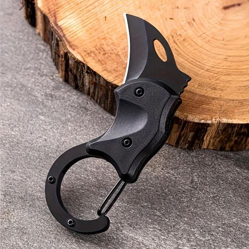 Mini Folding Knife Keychain Pendant Gift Knife Portable Box Cutter Indoor and Outdoor Exquisite Folding Knife High Hardness Multi-functional Knife Buckle Backpack Camping
