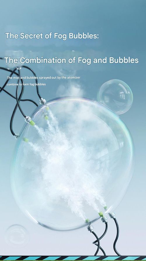 Colorful Smoke Bubble Machine,Elastic Bubble Fog Wand,Fun Bubble Blowing Machine with Colorful lighting,Infinite Smoke Bubble Magic Wand,Interactive Elastic Bubbles,Summer Party Toy Gift (Blue)