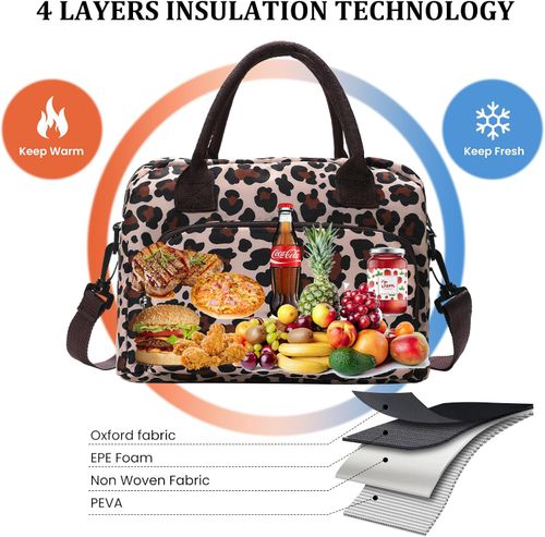 Corduroy leopard print shoulder bag, large capacity, casual, versatile, suitable for commuting, women's crossbody bag.