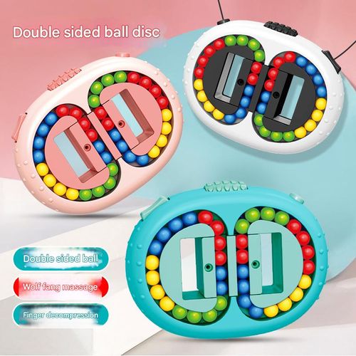 This fun, double-sided, rotating magic bead puzzle toy is suitable for both children and adults. It helps relieve stress, promotes brain development, and fosters a sense of closeness among family and friends.