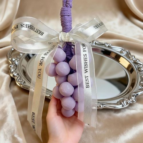 Grape Soap Making Kit for Beginners, Complete Handmade Craft Set with Molds, Jute Rope, Mica Powder, Natural Soap Base & Tools Home Decor, Gift Ready