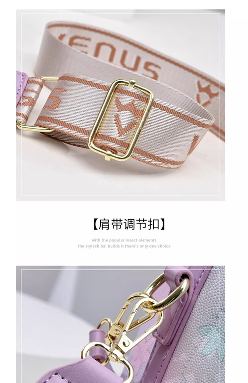 Large capacity women's retro shoulder bag gradient design is elegant, simple and durable, PU material zipper is versatile and fashionablea