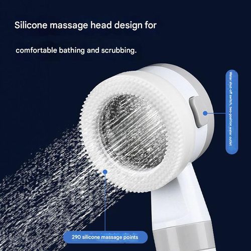 Portable Camping Shower Pump,Outdoor Camp Shower Pump with Portable Bucket,Upgrade Rechargeable Electric Shower Pump with Intelligent Multiple Spray Modes,for Camping,Hiking,Pet Cleaning