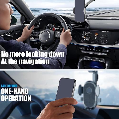 Phone Holder for Rear View, Cell Phone Car Mount, Multifunctional Rearview Phone Holder for Car, 360° Rotating Rear View Adjustable Cell Phone Mount