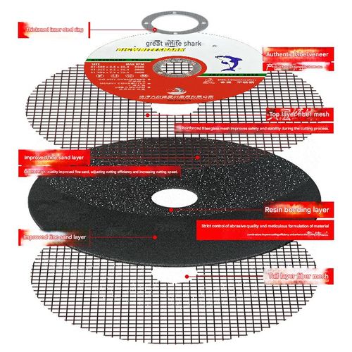 CAARLA Cutting disc 50 Pieces 105x1.2x16mm Grinding Wheel 107 Angle Grinder Ultra-Thin Resin Metal Stainless Steel Cutting Bladeing