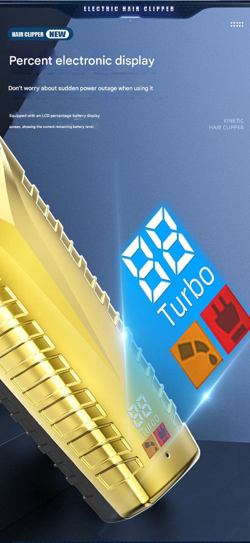 Men's electric hair clipper, designed for styling, fast charging, digital display, won't snag hair, perfect for detailed haircuts (shipping included, cash on delivery available). Silver version.