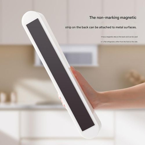 Refillable Magnetic Plastic Wrap Dispenser With Slide Cutter, Sturdy Food Cling Film Cutter, Press and Seal Wrap, BPA Free