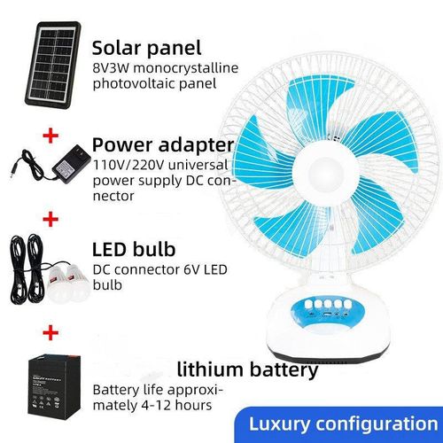 Solar-Powered Fan