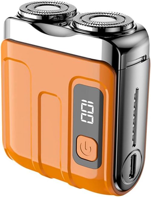 DONGKER Mini Electric Shaver,Wet & Dry Dual Use Traveling Beard Shaver Rechargeable Equipped with 400mAh Battery for Home Travel Car Office