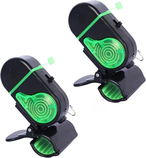 🔥Fishing Bite Alarm, Upgraded Fishing Bells for Rods, Sensitive Fishing Alarm with Loud Siren for Daytime Night Fishing, Ice Fishing