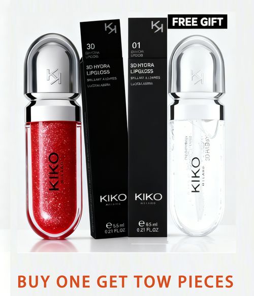 Buy One Get One Free Transparent Lip Gloss - 3D Plump Mirror Hydrating Lip Color, Mermaid Shimmer Dewy Glass Lip Gloss, Vegan Formula, 2 Shades, Moisturizing, Pigmented, Long-Lasting & Water-Resistant