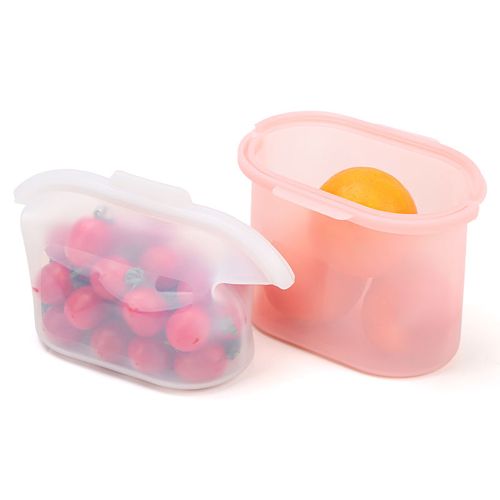 1000ML Food-Grade Silicone Reusable Storage Bags: Foldable Leak-Proof Zipper Lock Style, Suitable for Refrigerator & Multi-Purpose Food &Breast Milk Storage, Portable Storage Bags for Picnics & Camping, Logo-Free, Best-Selling Food Storage Bags