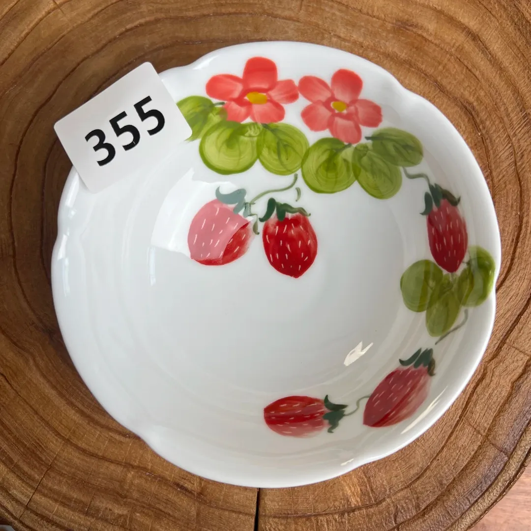 Hand - Painted Jingdezhen Bowl | Citrus Blooms & Hidden Wonders