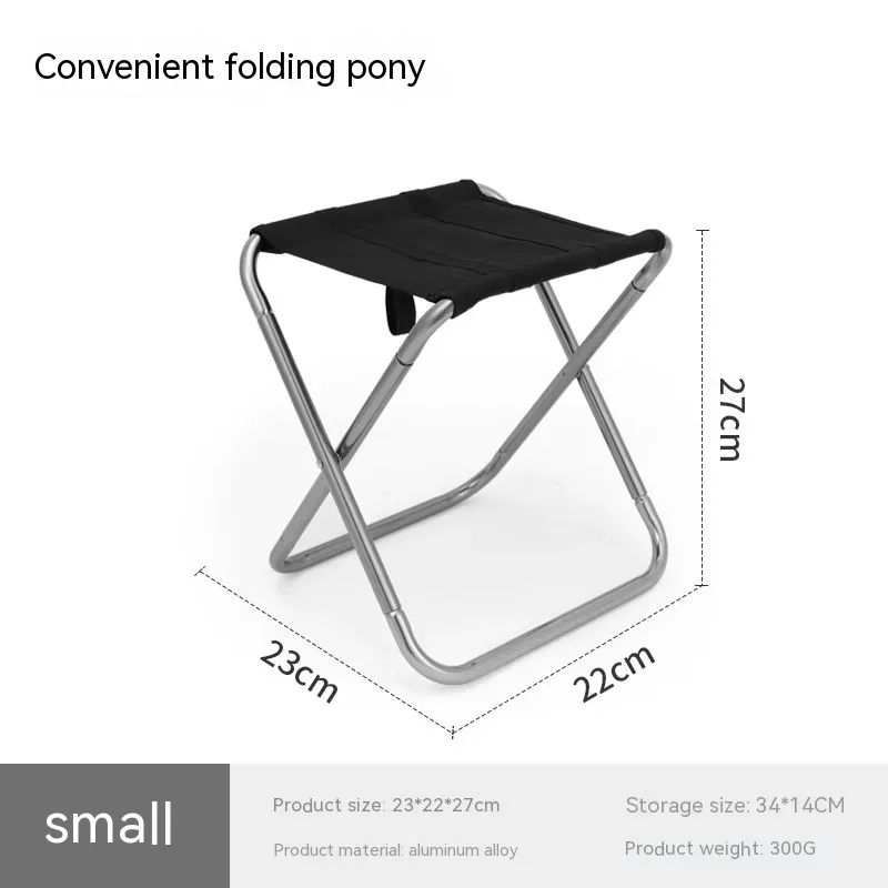 Outdoor Portable Aluminum Alloy Folding Stool-Cash On Delivery Free Shipping In Accra