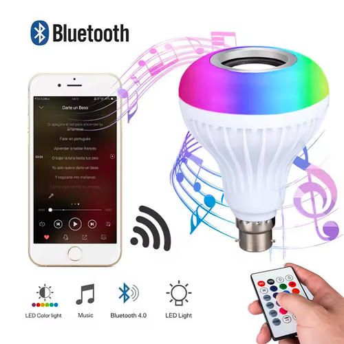 New design full with speaker smart led bulb