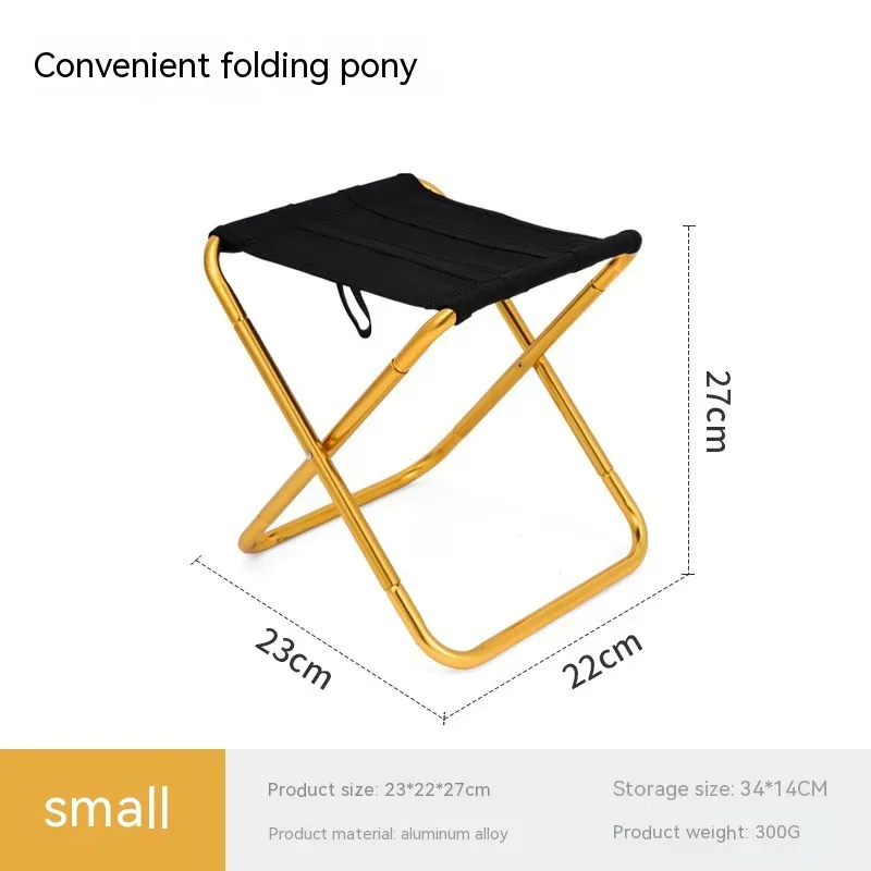 Outdoor Portable Aluminum Alloy Folding Stool-Cash On Delivery Free Shipping In Accra