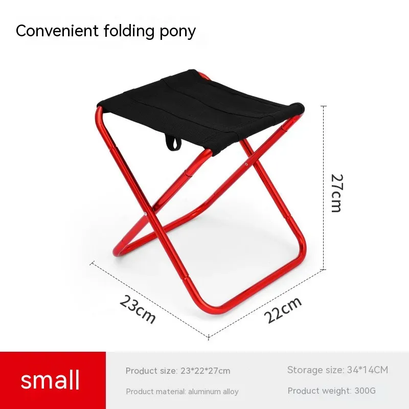Outdoor Portable Aluminum Alloy Folding Stool-Cash On Delivery Free Shipping In Accra