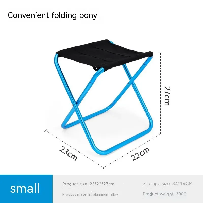 Outdoor Portable Aluminum Alloy Folding Stool-Cash On Delivery Free Shipping In Accra