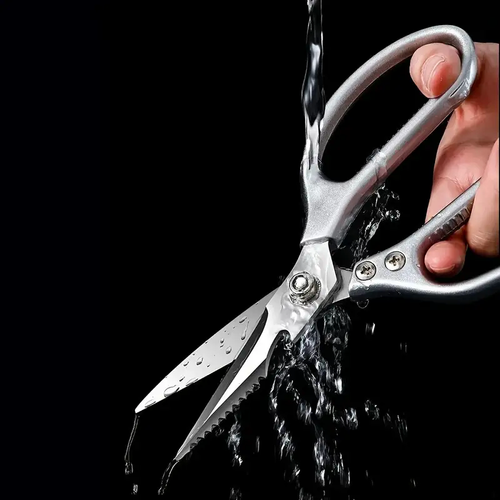 Need a Reliable Kitchen Tool? Discover Our 8.5-inch Professional Kitchen Scissors with Aluminum Alloy Handle – Perfect for Cutting Chicken Bones and More!