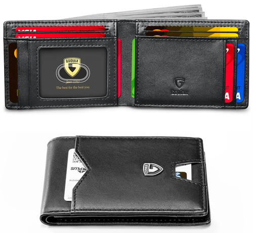 Mens Slim Wallet RFID blocking wallet!